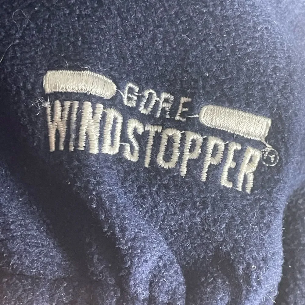 The‎ North Face Gore Windstopper navy fleece jacket summit series, size XXL